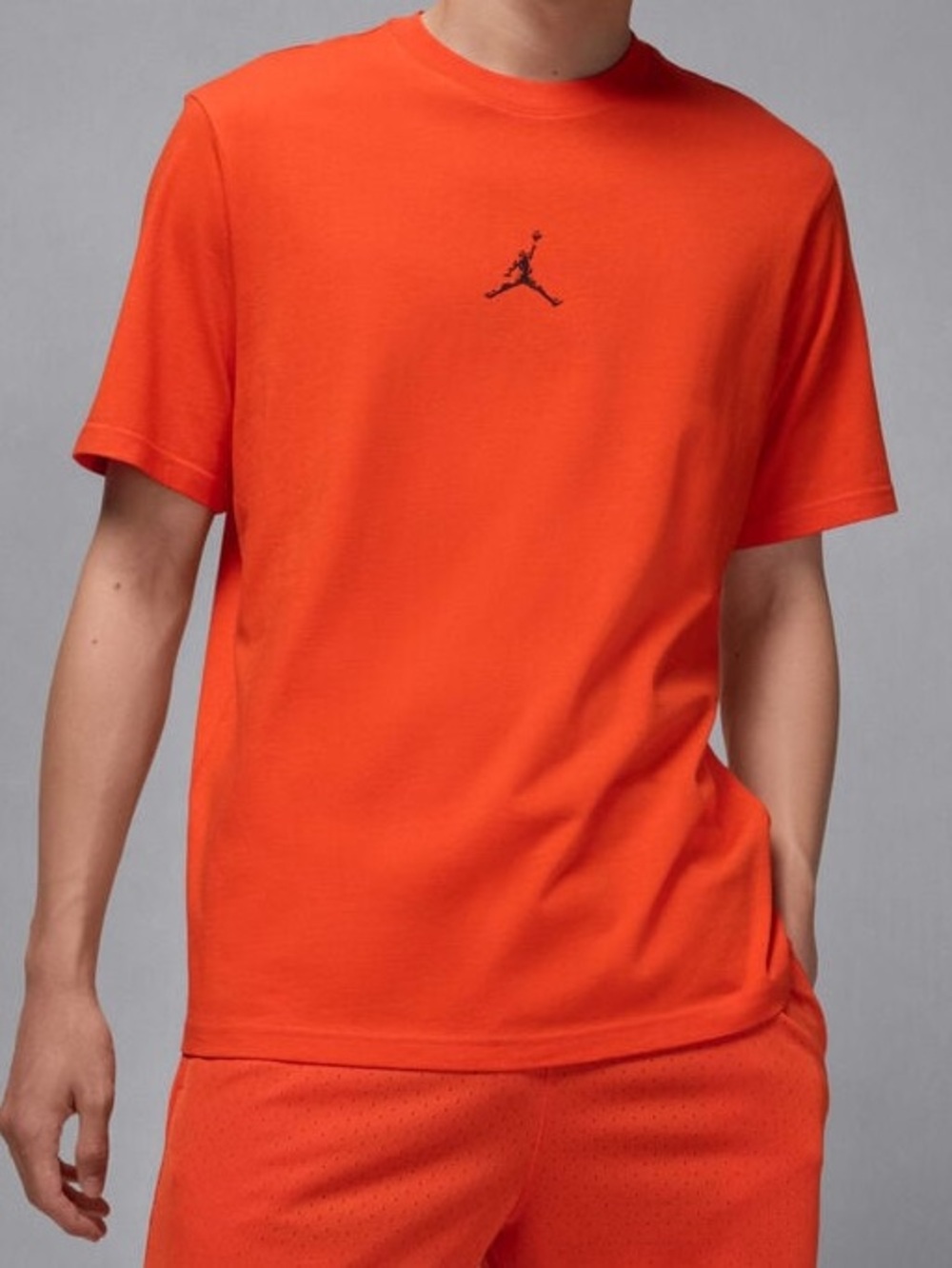 Jordan Orange Short-Sleeve Crewneck T-Shirt